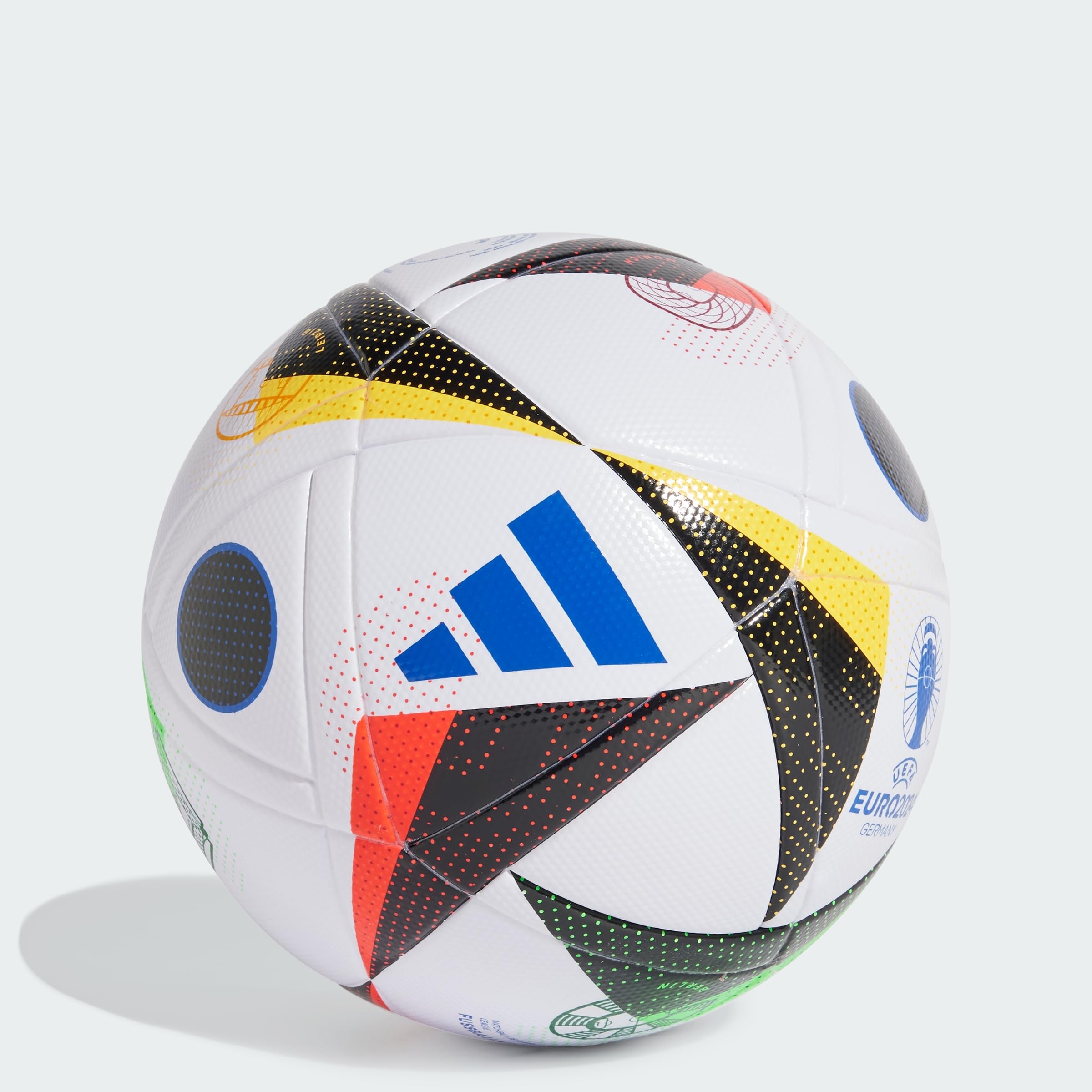 Amazon | adidas Euro24 LGE ボール ホワイト/ブラック/グロブル 5